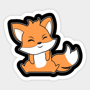 Cute Baby Fox Sticker